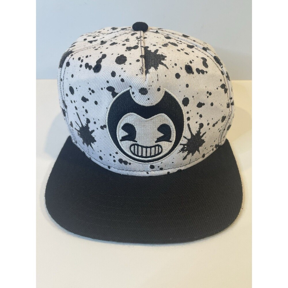BENDY and the INK MACHINE Cap Hat Black White Adjustable Snapback